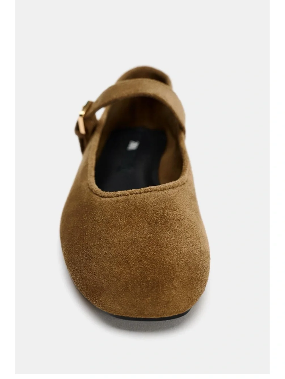 Zara Suede Ballet Flats 7.5